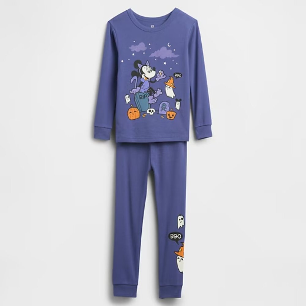 Baby Gap Girls Toddler Pajamas Halloween Disney Minnie Mouse organic NEW $35+